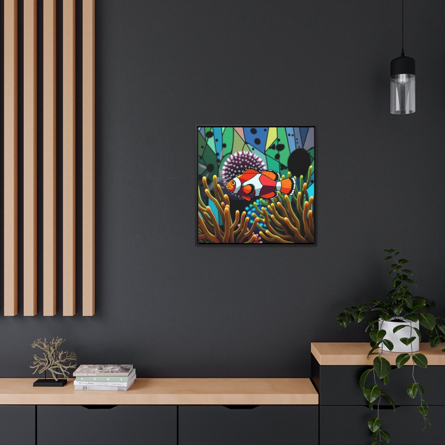 Nemo Gallery Canvas Wraps, Square Frame