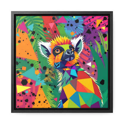 Lemur II Gallery Canvas Wraps, Square Frame