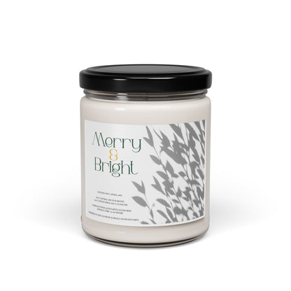 Merry & Bright Scented Soy Candle, 9oz