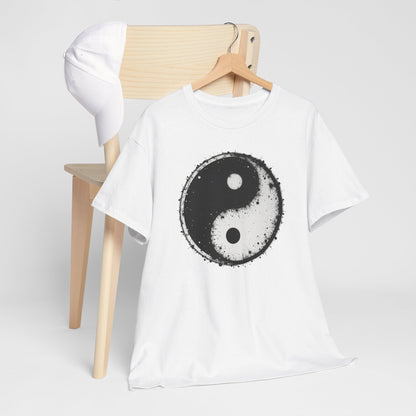 Yin Yang Grunge Unisex Heavy Cotton Tee