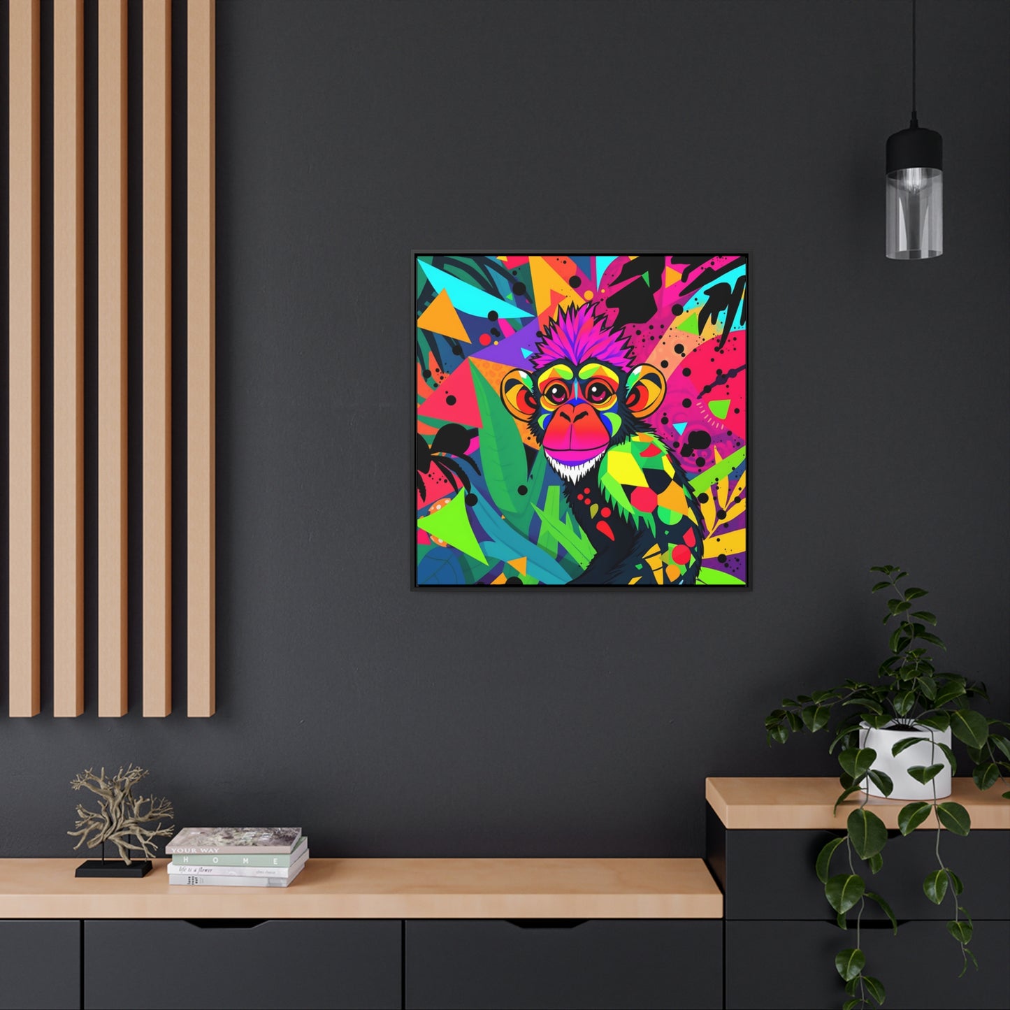 Chimp Gallery Canvas Wraps, Square Frame