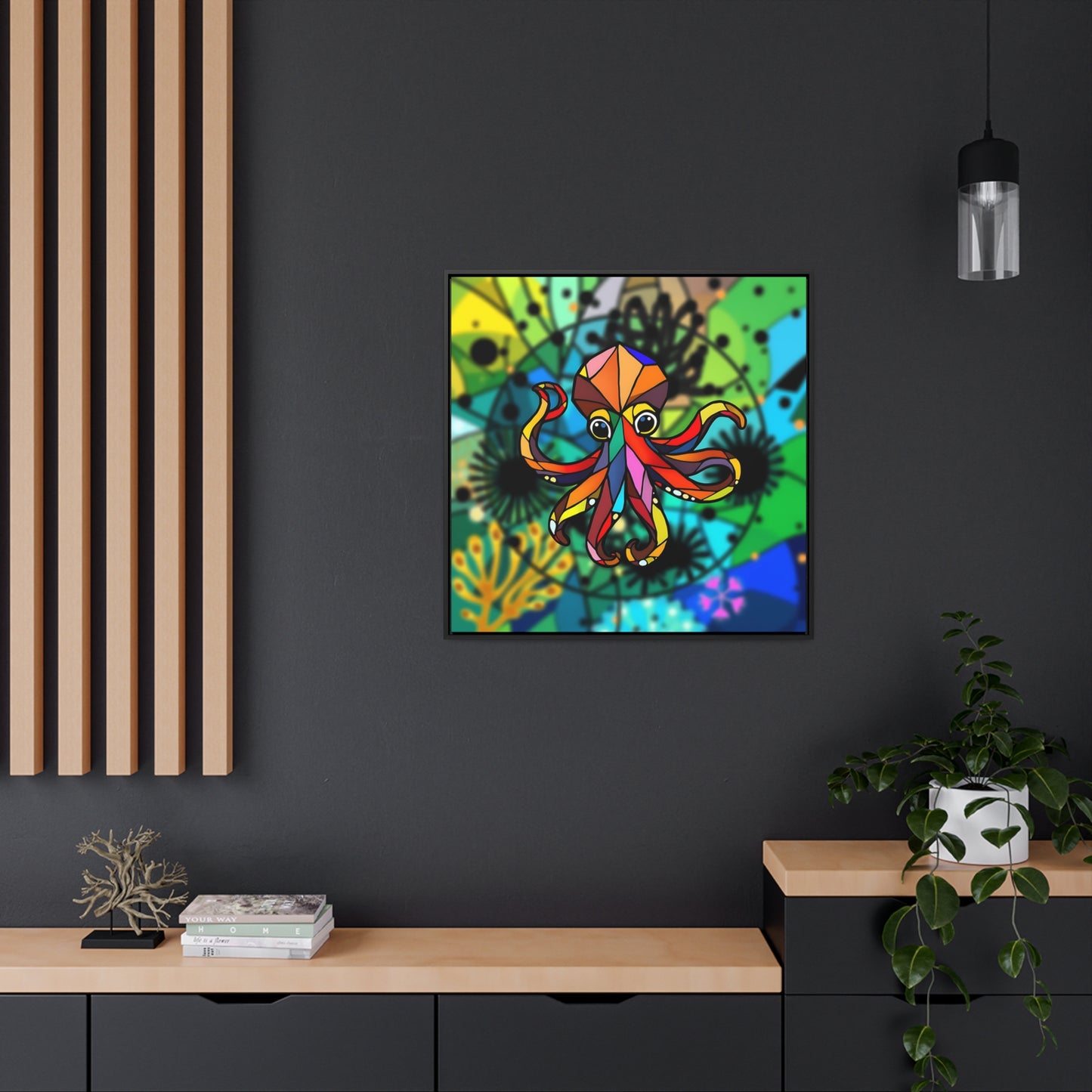 Octropic Gallery Canvas Wraps, Square Frame