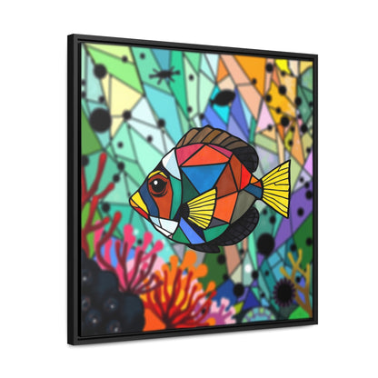 T Fish 11 Gallery Canvas Wraps, Square Frame