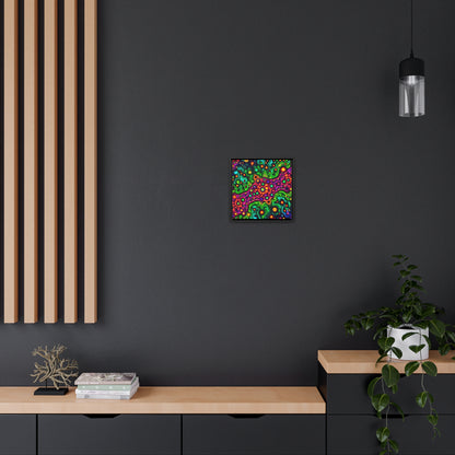 Flow Glow Gallery Canvas Wraps, Square Frame