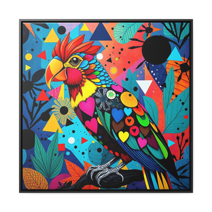 Lovebird Gallery Canvas Wraps, Square Frame