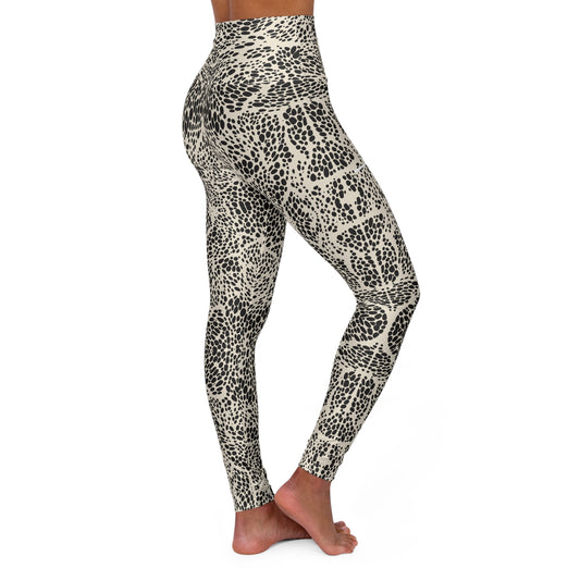 Mezmerize Me High Waisted Yoga Leggings (AOP) intricate patterned for uniqueness