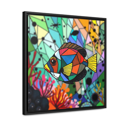 T Fish 11 Gallery Canvas Wraps, Square Frame