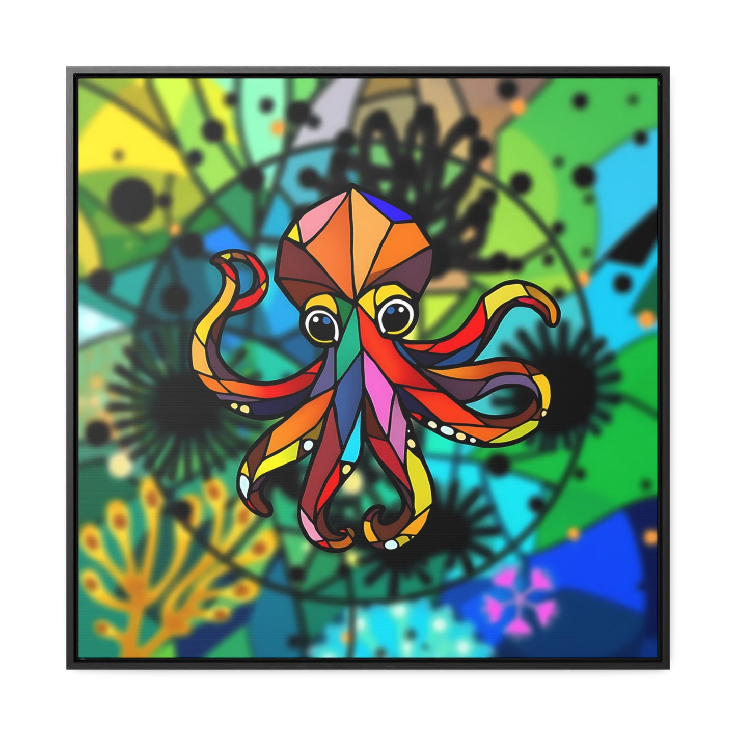 Octropic Gallery Canvas Wraps, Square Frame