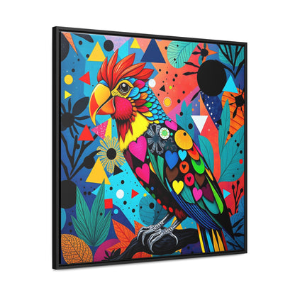 Lovebird Gallery Canvas Wraps, Square Frame