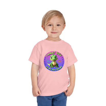 I want you to be my friend fun Tee for kids