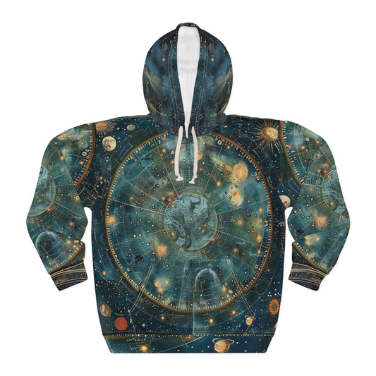 Celestial Guru Unisex Pullover Hoodie (AOP)