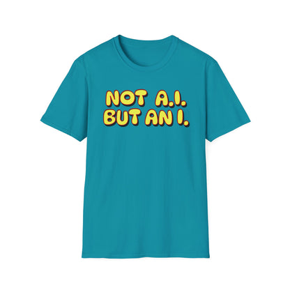 Quirky Not an AI Unisex Softstyle T-Shirt