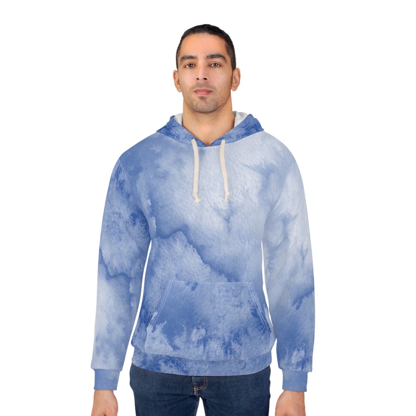 Aqua Unisex Pullover Hoodie (AOP)