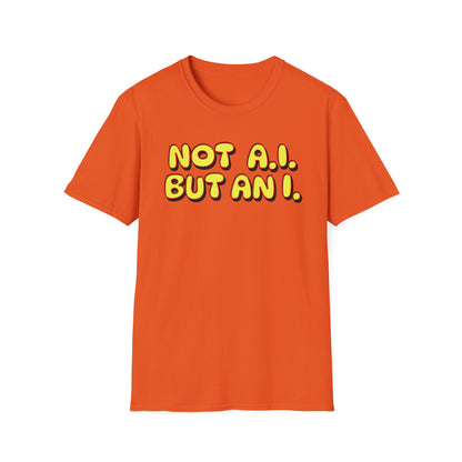 Quirky Not an AI Unisex Softstyle T-Shirt