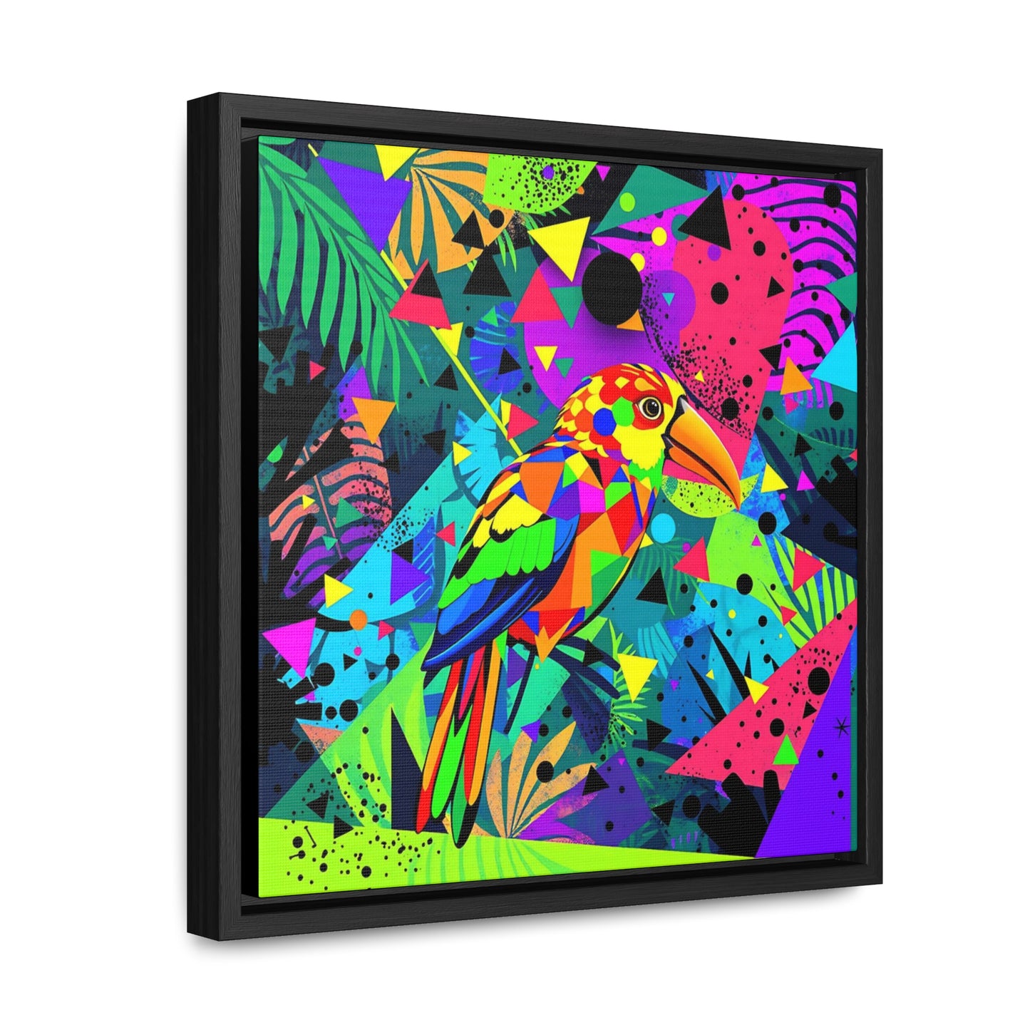 T Bird 2 Gallery Canvas Wraps, Square Frame