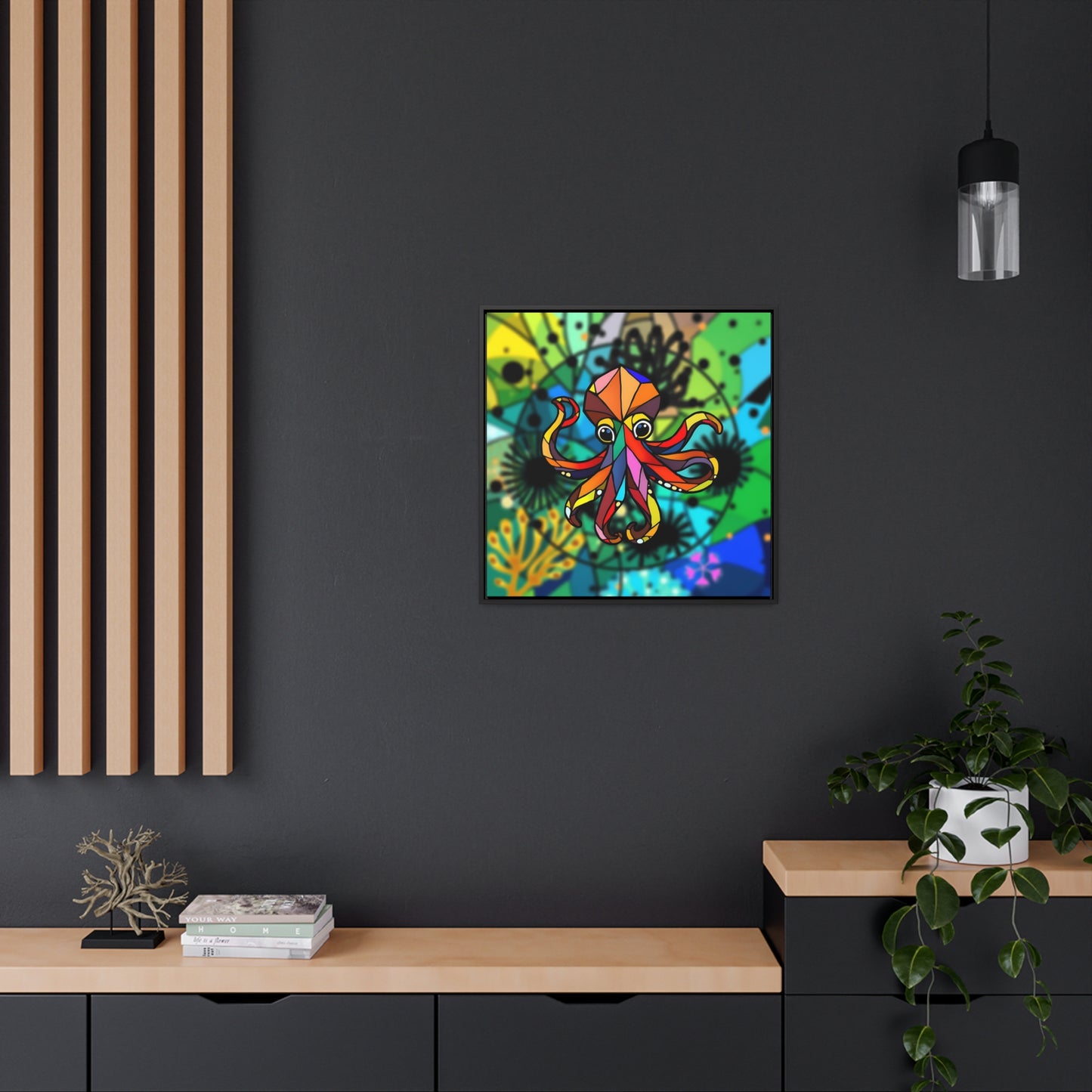 Octropic Gallery Canvas Wraps, Square Frame