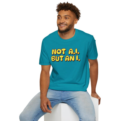 Quirky Not an AI Unisex Softstyle T-Shirt