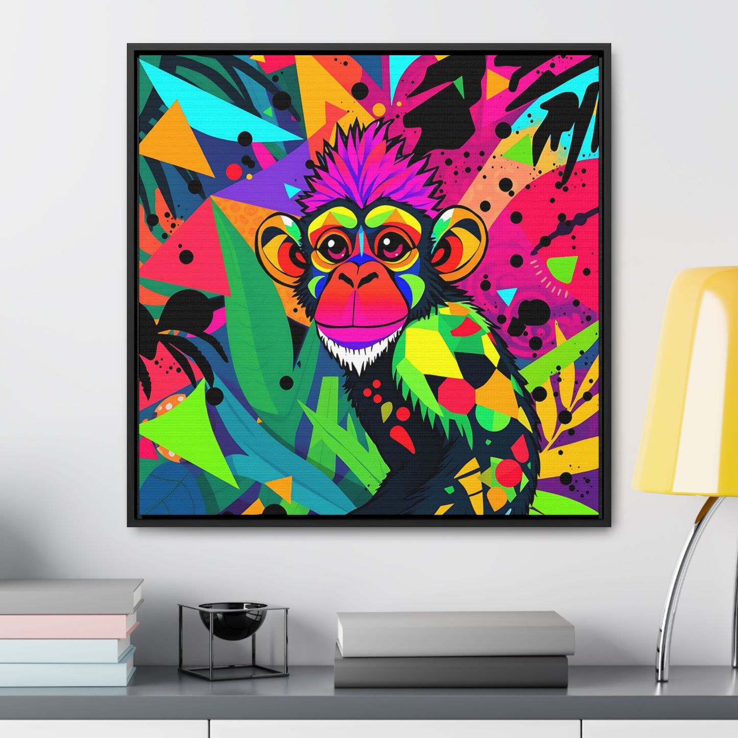 Chimp Gallery Canvas Wraps, Square Frame