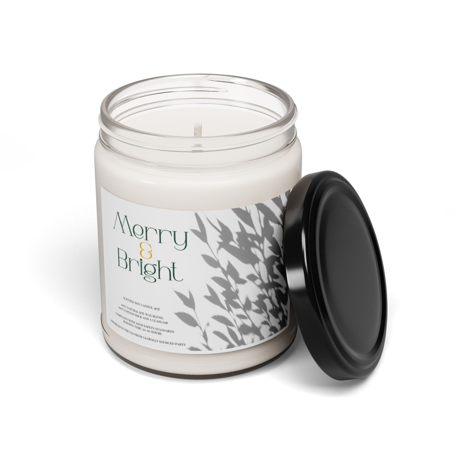 Merry & Bright Scented Soy Candle, 9oz