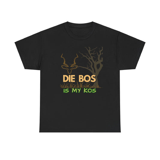 Die Bos Is My Kos African bush themed Unisex Heavy Cotton Tee