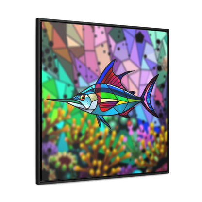 Marlin Gallery Canvas Wraps, Square Frame