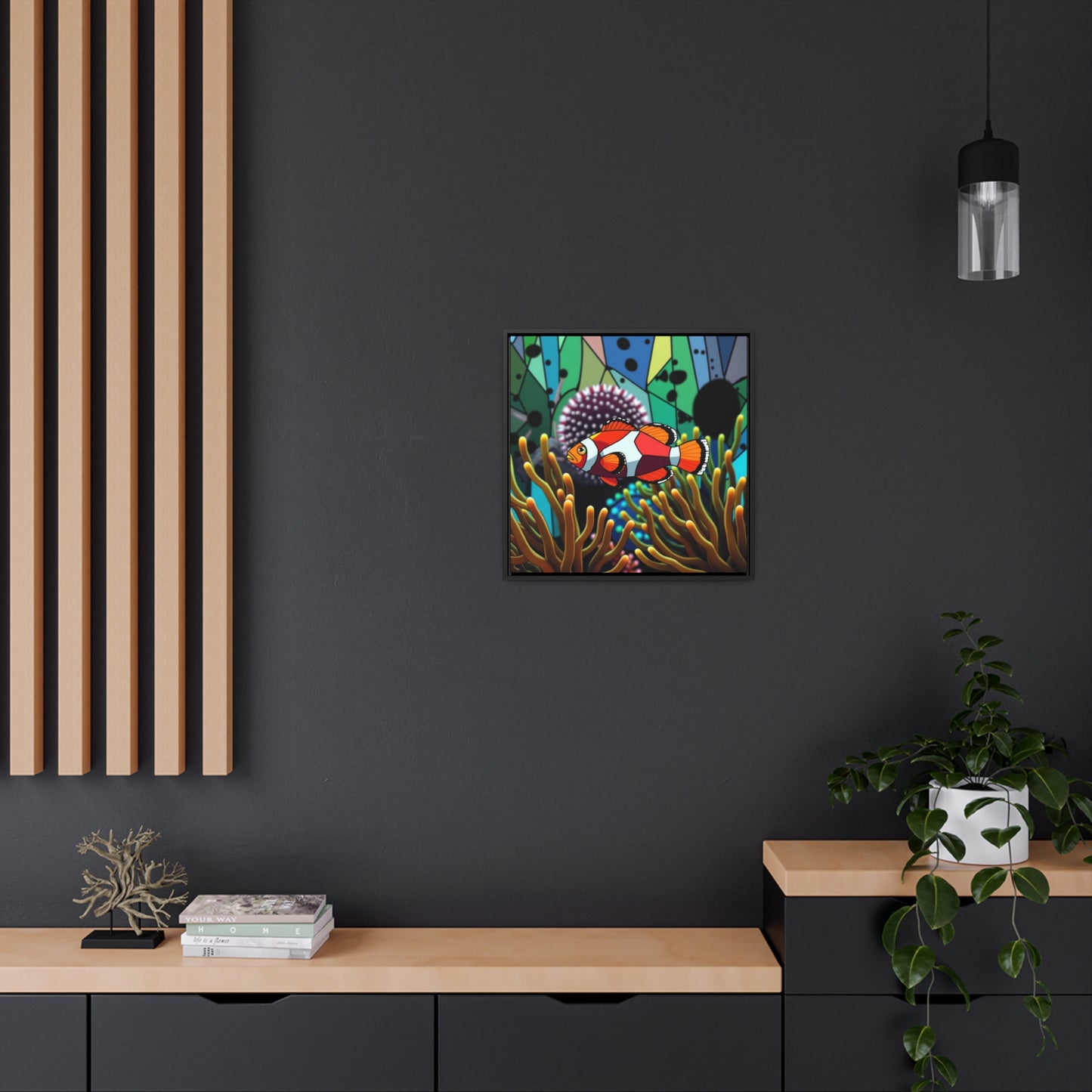 Nemo Gallery Canvas Wraps, Square Frame