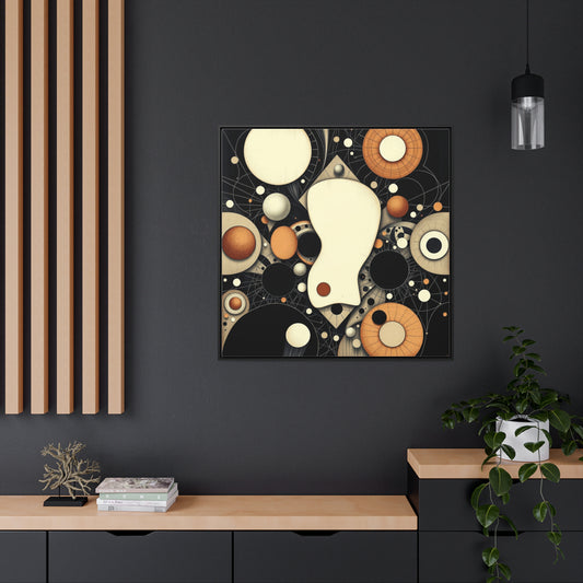 Earth Deconstructed Gallery Canvas Wraps, Square Frame