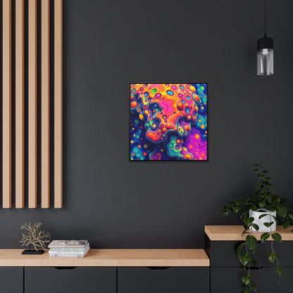 Melted Gummies Gallery Canvas Wraps, Square Frame