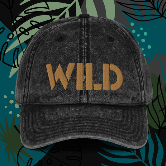 Wild Vintage Cotton Twill Cap